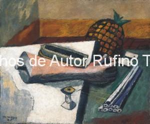 Derechos-de-Autor-Rufino-Tamayo-Oleo-1928-Arreglo de Objetos