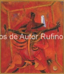 Derechos-de-Autor-Rufino-Tamayo-Oleo-1954-Claustrofobia