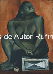 Derechos-de-Autor-Rufino-Tamayo-Oleo-1931-Desnudo en gris