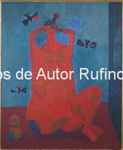 Derechos-de-Autor-Rufino-Tamayo-Oleo-1945-Encantador de pájaros