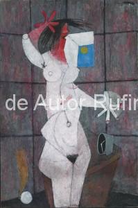 Derechos-de-Autor-Rufino-Tamayo-Oleo-1950-Figura blanca desnuda