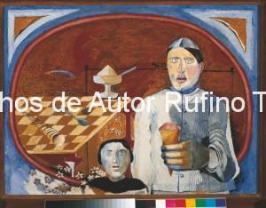 Derechos-de-Autor-Rufino-Tamayo-Oleo-1938-Helado de fresa