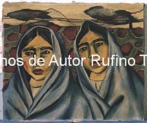 Derechos-de-Autor-Rufino-Tamayo-Oleo-1930-Mujeres