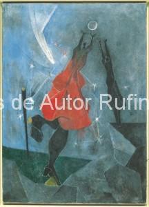 Derechos-de-Autor-Rufino-Tamayo-Oleo-1946-Mujeres alcanzando la luna