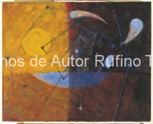 Derechos-de-Autor-Rufino-Tamayo-Oleo-1953-Noche y día