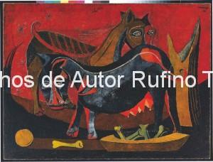 Derechos-de-Autor-Rufino-Tamayo-Oleo-1941-Perros