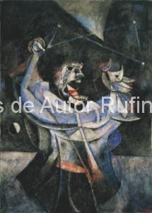 Derechos-de-Autor-Rufino-Tamayo-Oleo-1954-Terror cósmico