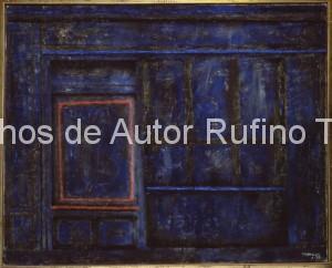Derechos-de-Autor-Rufino-Tamayo-Oleo-1958-Tienda cerrada