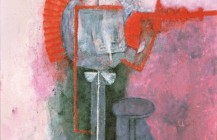 Figura sobre un fondo blanco, 1970