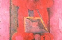 Hombre en rojo, 1970