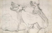 Boceto para el óleo Animales, 1939