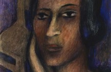 Mujer con la mano en la mejilla, 1928